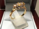 NATURAL CITRINE RING 9 CARAT DDR887