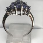 NATURAL IOLITE 9 CARAT WHITE GOLD RING DGR2066W