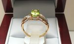 NATURAL PERIDOT RING 9 CARAT DGDR2686