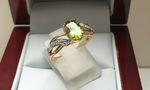 NATURAL PERIDOT RING 9 CARAT DGDR2686