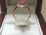 NATURAL RUBY AND DIAMOND RING DGDR3066