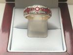 NATURAL RUBY AND DIAMOND RING DGDR3621