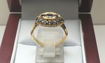 NATURAL SAPPHIRE 9 CARAT YELLOW GOLD RING DDR933