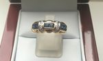 NATURAL SAPPHIRE AND DIAMOND RING DGDR2180