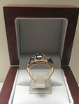 NATURAL SAPPHIRE  9 CARAT YELLOW GOLD RING DGDR2198