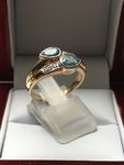 NATURAL TOPAZ 9 CARAT GOLD DGDR1867