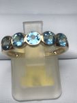 NATURAL TOPAZ 9 CARAT GOLD DGR2412 