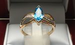 NATURAL TOPAZ RING DGDR2182 