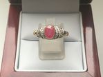 NATURAL RUBY AND DIAMOND RING DGDR1348