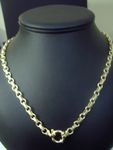 Neckchain Rectangle Bar and Circle Link  G- D 02/24/9 