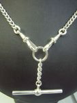 Neckchain Silver Graduated Fob Chain KOZ 05/41/1