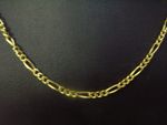 Necklace Three in one Link 9 Carat Yellow G D 0275