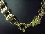 Rose Gold Necklace Keltic Round 03644 