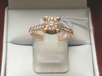 SOLID 18 CARAT ROSE GOLD DIAMOND RING KE021153/R