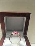 SOLID 18 CARAT RUBY AND DIAMOND RING AWGJR1787