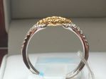 SOLID 18 CARAT WHITE AND YELLOW GOLD DIA RTMO8315W