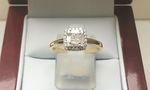 SOLID 18 CARAT YELLOW GOLD RING WITH 48POINTS KEYR1756RDBG
