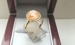 SOLID 9 CARAT CAMEO RING DDR424