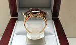 SOLID 9 CARAT GARNET RING DGDR3191