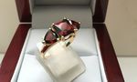 SOLID 9 CARAT GARNET RING DGDR3191