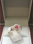 SOLID 9 CARAT NATURAL RUBY RING RTR16587R