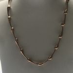 SOLID 9 CARAT ROSE GOLD TEARDROP CHAIN D07393