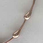 SOLID 9 CARAT ROSE GOLD TEARDROP CHAIN D07393