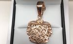 SOLID 9 CARAT ROSE GOLD WITH PICTURE FRAME ENCHANCER BALE PEND CJ1728