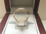 SOLID 9 CARAT YELLOW AND WHITE GOLD DIAMOND RING DGDR3428