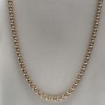 9 CARAT SOLID YELLOW GOLD BELCHER NECKLACE AG09185Y