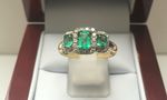 SOLID NATURAL EMERALD AND DIAMOND AWCJR1554EY