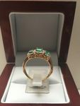 SOLID NATURAL EMERALD AND DIAMOND AWCJR1554EY