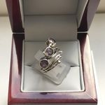 SOLID SILVER AMETHYST RING AGR2095206