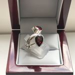 SOLID SILVER GARNET AGR2257301