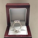 SOLID SILVER GARNET RING AGR2100506