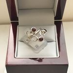 SOLID SILVER GARNET RING AGR2114003