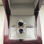 SOLID SILVER IOLITE RING AGR2055311