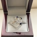SOLID SILVER IOLITE RING AGR2114007