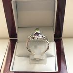 SOLID SILVER MULTI GEMSTONE RING AGR2055305