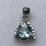 SOLID SILVER NATURAL TOPAZ PENDANT HKPDEM42T