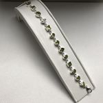 SOLID SILVER PERIDOT BRACELET AGBR2042502