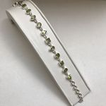 SOLID SILVER PERIDOT BRACELET AGBR2042502