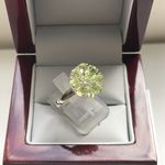 SOLID SILVER PERIDOT RING AGR2100505