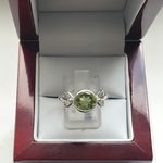 SOLID SILVER PERIDOT RING AGR2114410