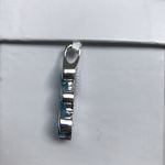 SOLID SILVER TOPAZ BLUE PENDANT AGPA2112801