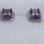 SOLID SILVER WITH NATURAL AMETHYST HKEREMEVIE0051
