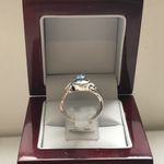 STERLING SILVER TOPAZ BLUE RING AGR2055309