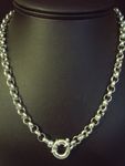 Sterling Silver Belcher Bolt Neckchain 09/28/3