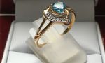 TOPAZ AND DIAMOND RING DGDR5054