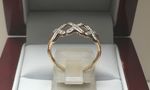 YELLOW GOLD AND WHITE GOLD DIAMOND RING DGDR3062 